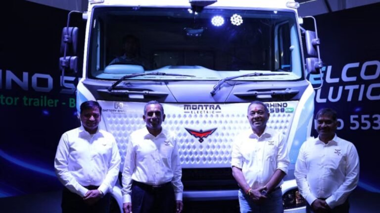 Montra Rhino EV: India's New 55-Ton Electric Truck Swaps Batteries in 6 Minutes