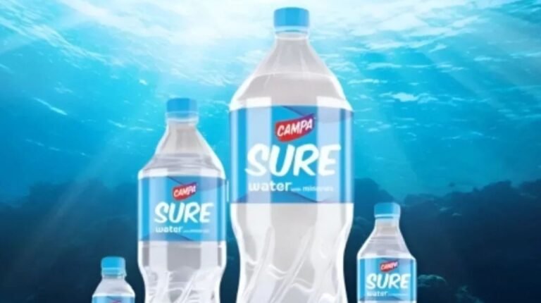 Reliance Enters Bottled Water Market with "SURE", Priced Lower Than Bisleri and Kinley